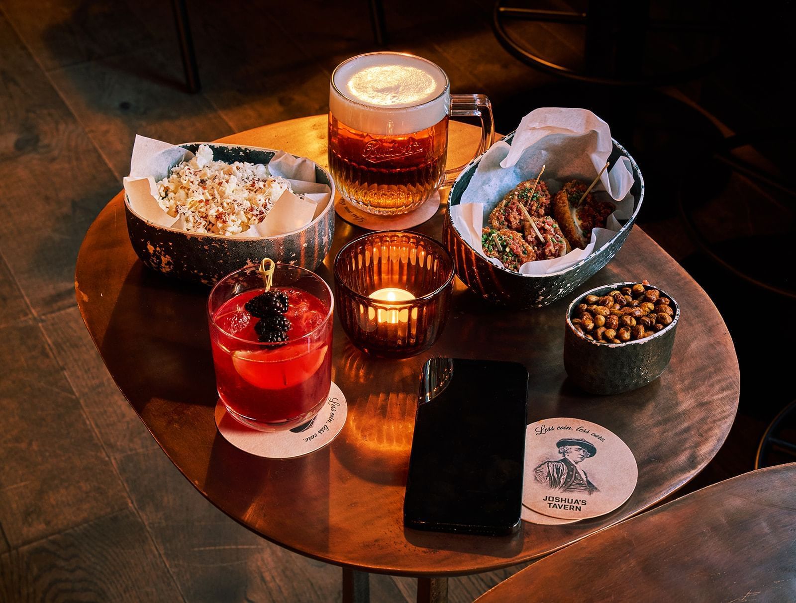 Dining or bar setting at The Londoner.