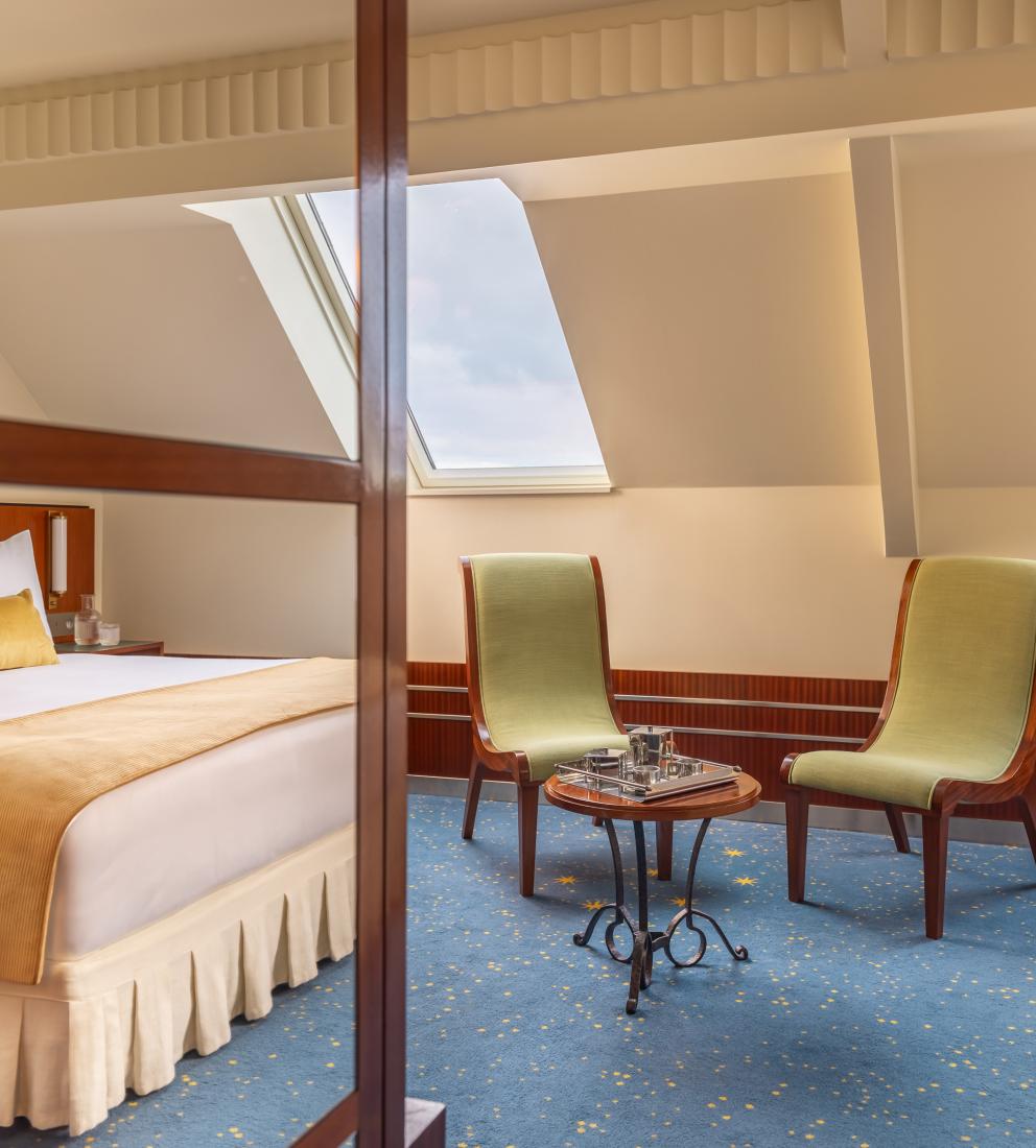 Accommodation interior at Hôtel des Grands Voyageurs.