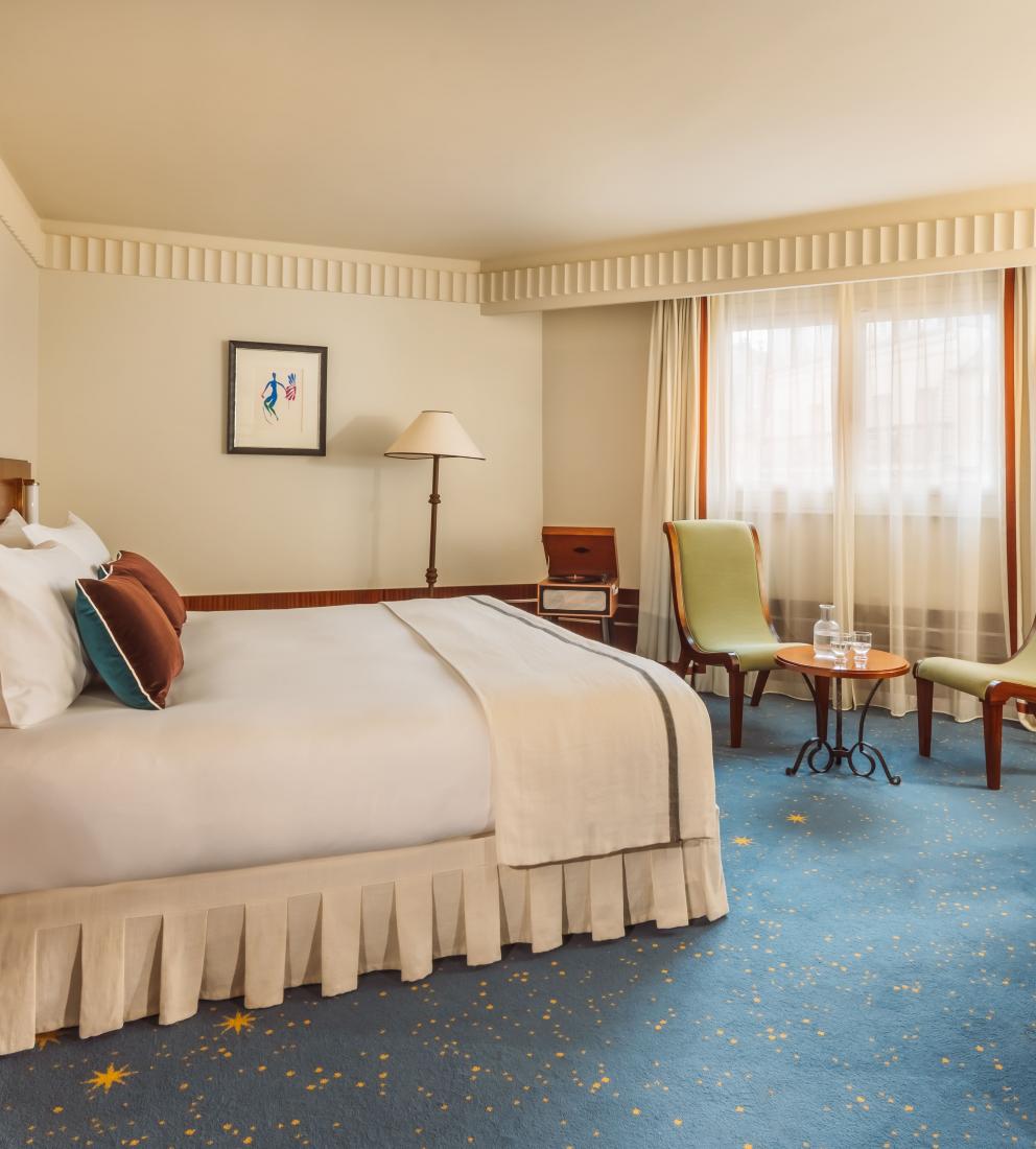 Accommodation interior at Hôtel des Grands Voyageurs.