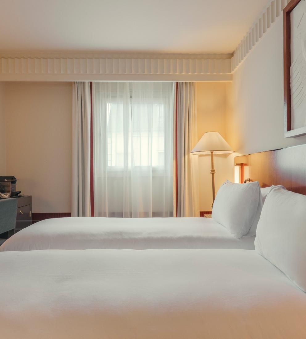 Accommodation interior at Hôtel des Grands Voyageurs.