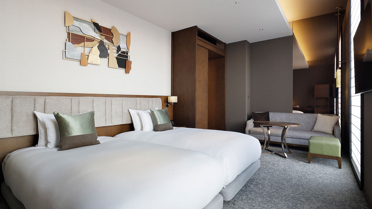 Accommodation interior at The Celestine Ginza.