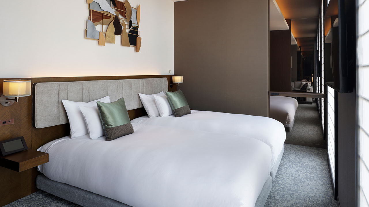 Accommodation interior at The Celestine Ginza.