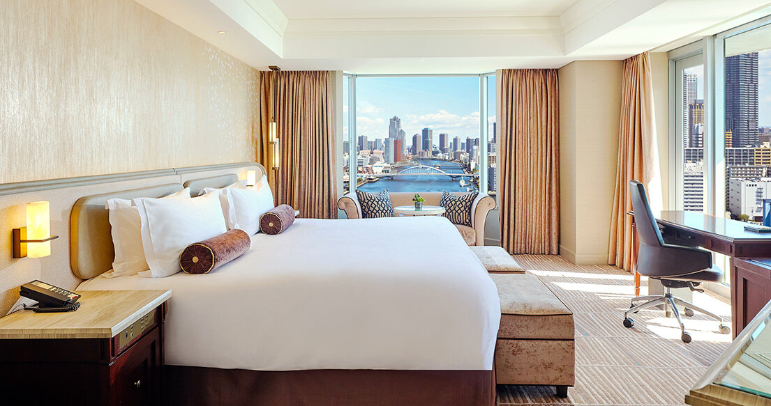 Accommodation interior at InterContinental Tokyo Bay.