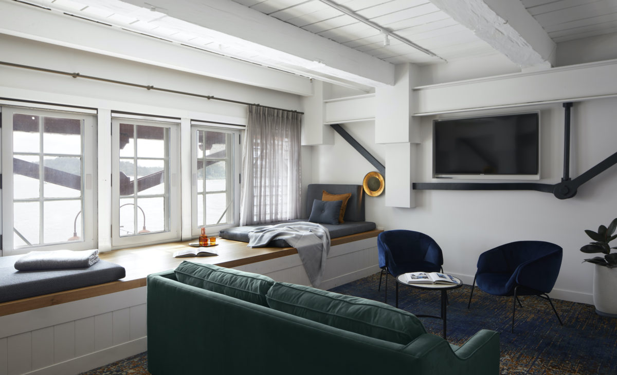 Accommodation interior at Pier One Sydney Harbour.