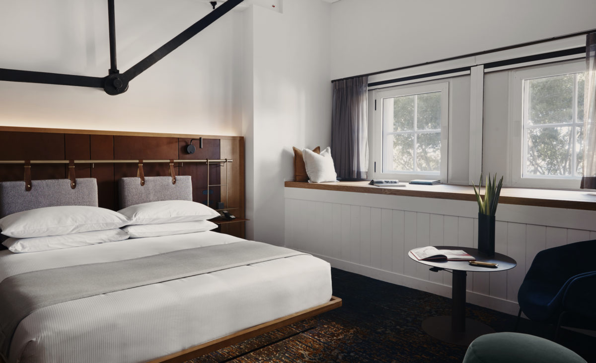 Accommodation interior at Pier One Sydney Harbour.