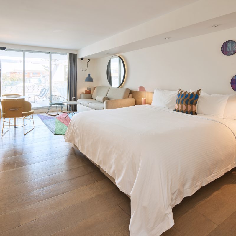Accommodation interior at QT Bondi.