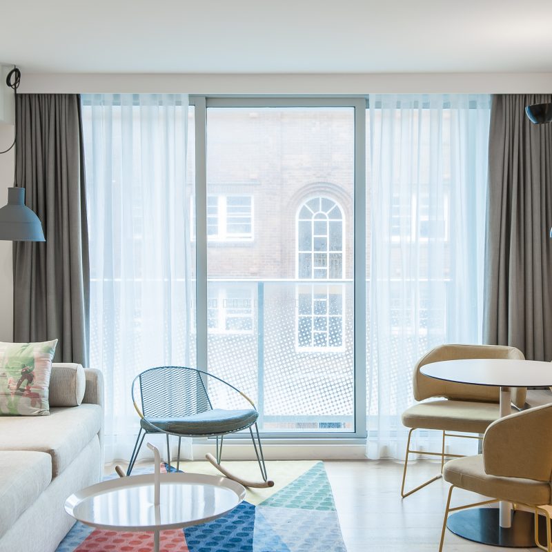 Accommodation interior at QT Bondi.