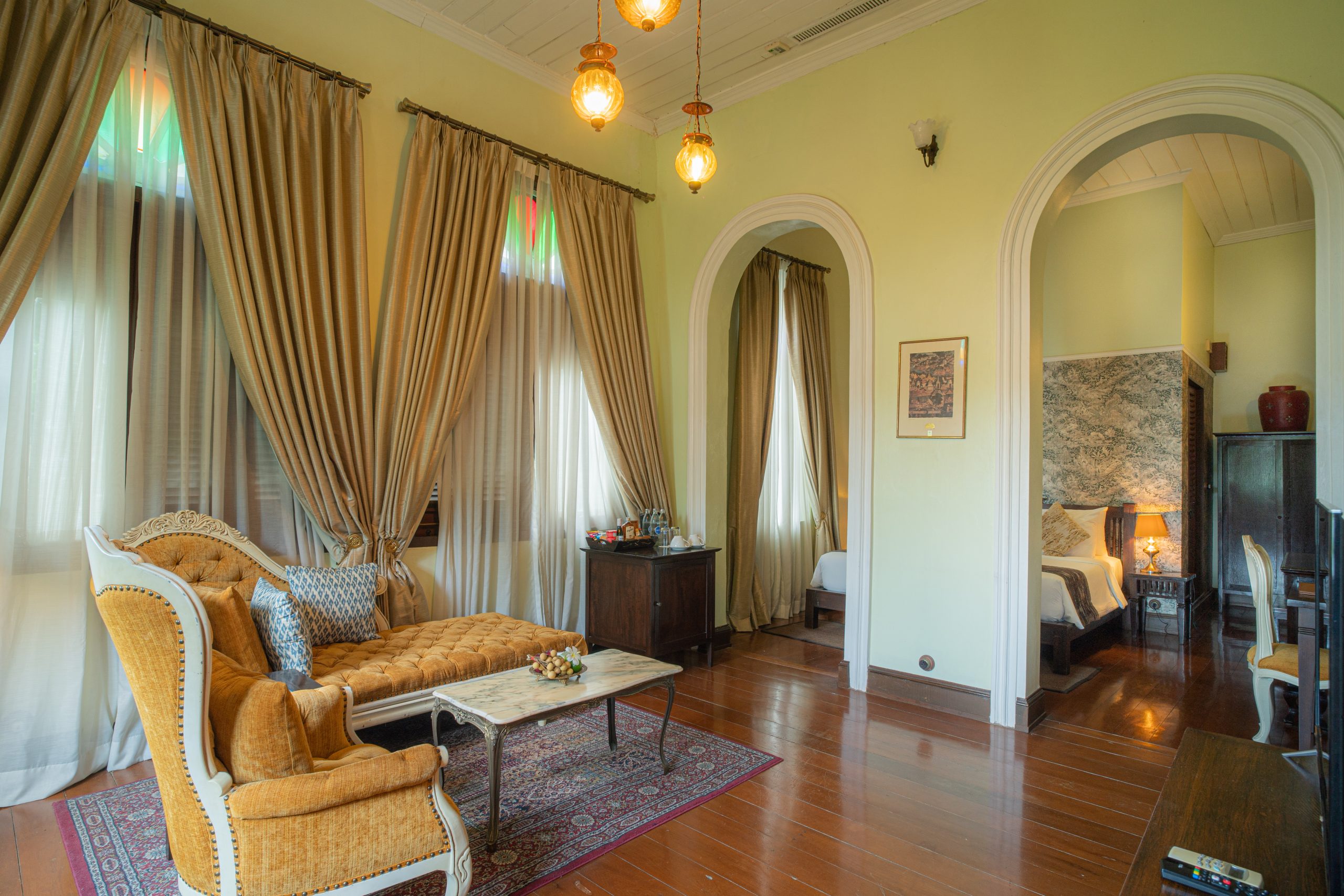 Accommodation interior at Praya Palazzo.