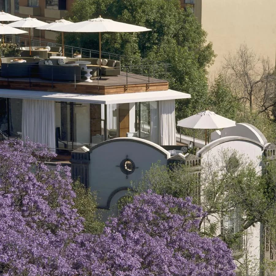 Dining or bar setting at Condesa DF.