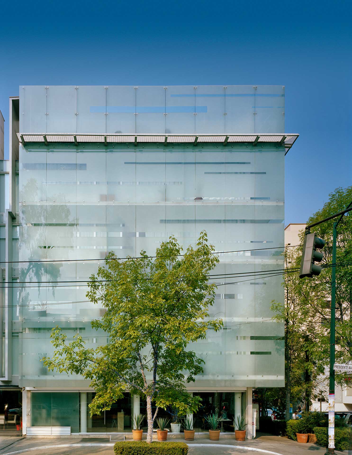 Hotel exterior at Habita.
