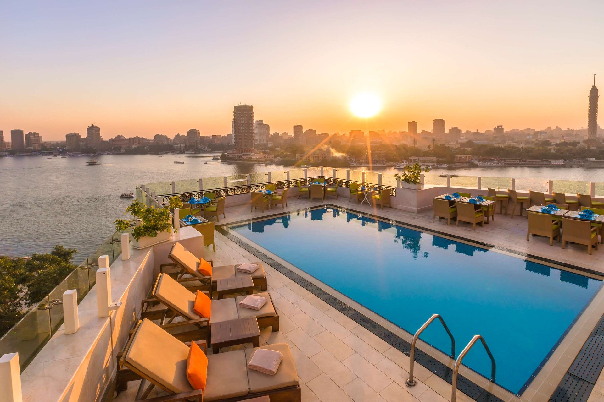 Pool or wellness setting at Kempinski Nile Hotel.